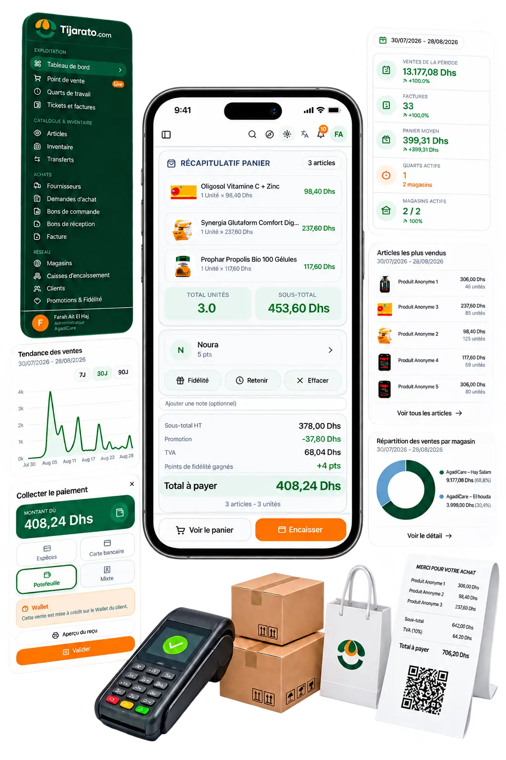 Tijarato mobile app